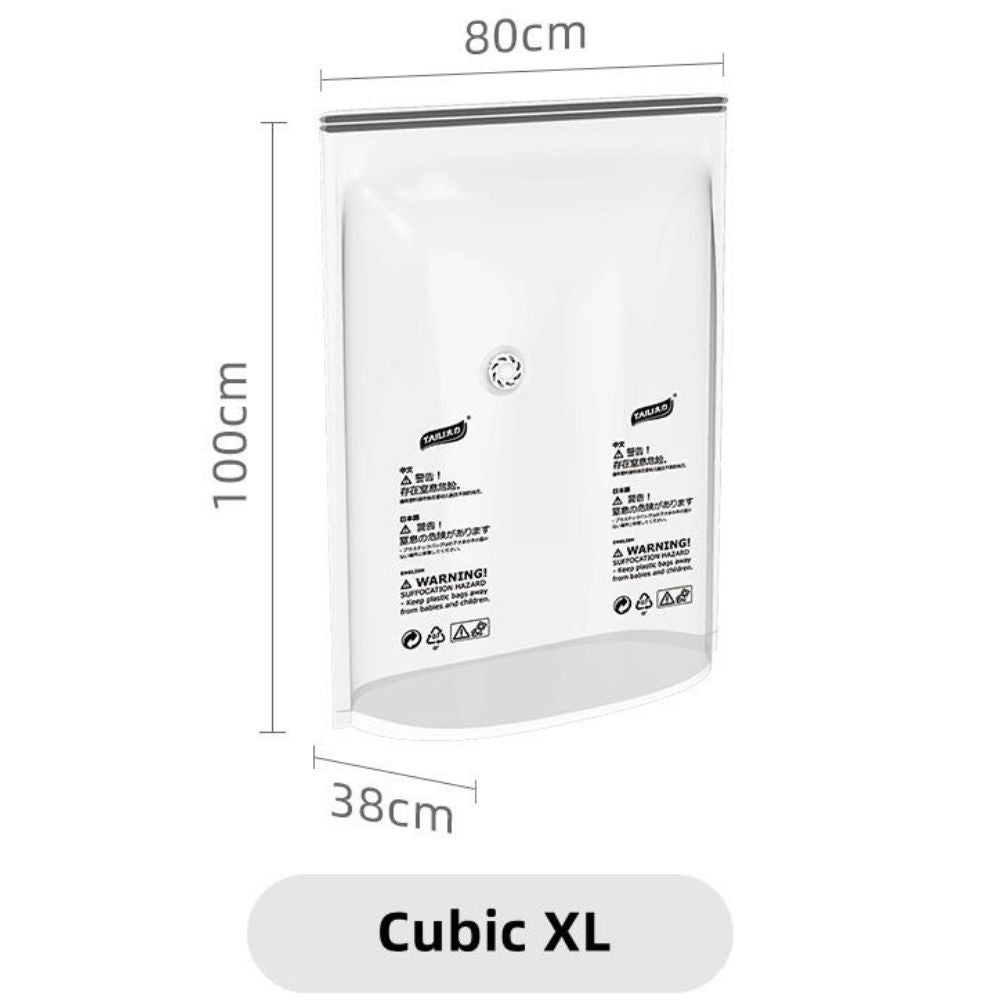 Patented Large Vacuum Storage Bags for Clothes and Blankets - Space-Saving Solution