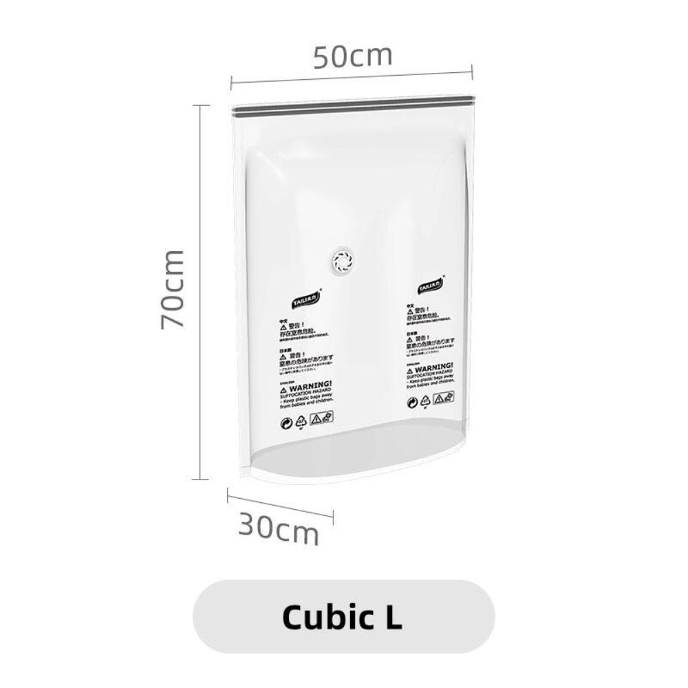 Patented Large Vacuum Storage Bags for Clothes and Blankets - Space-Saving Solution