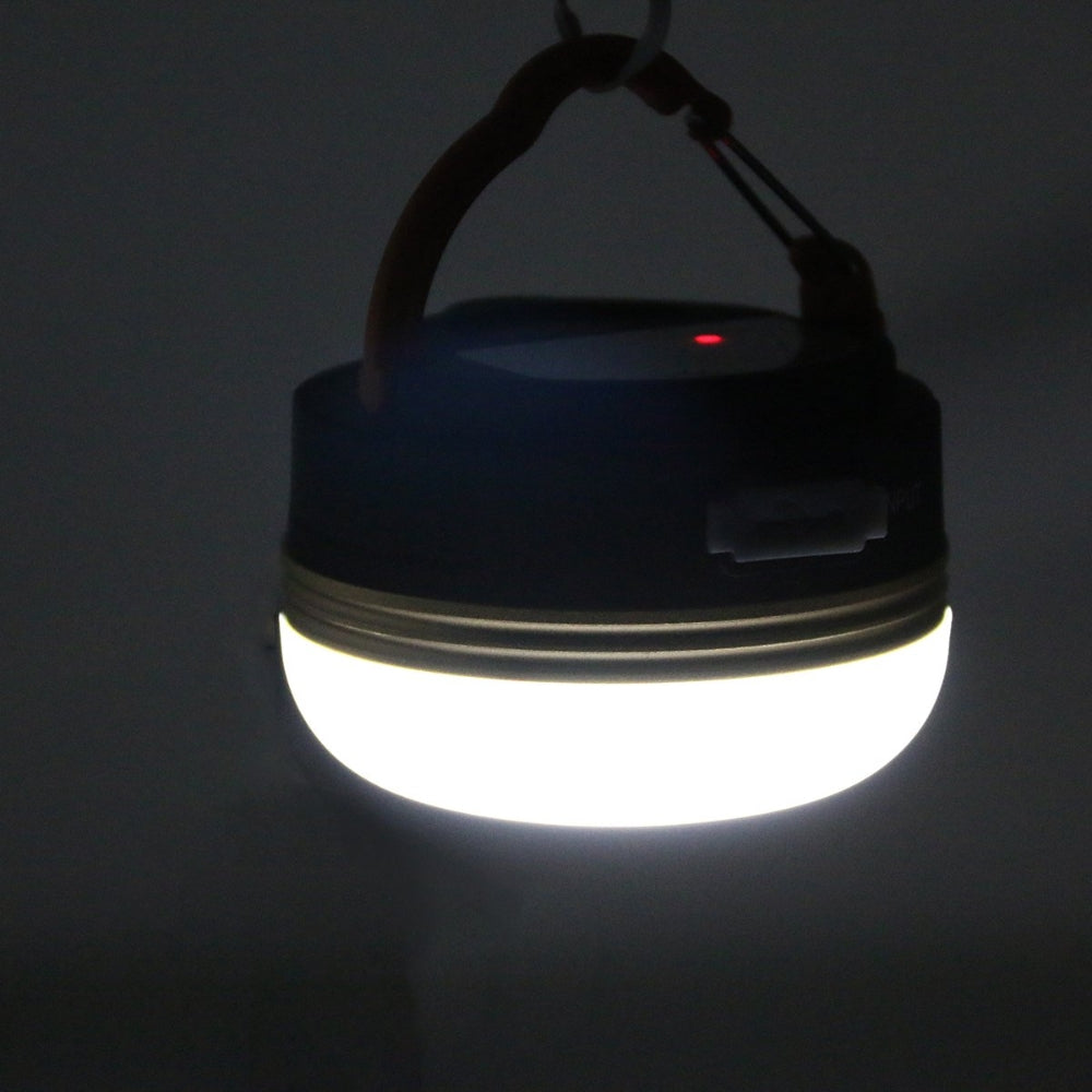 Rechargeable LED Camping Lantern with Foldable Floodlight - Portable and Versatile Tent Light