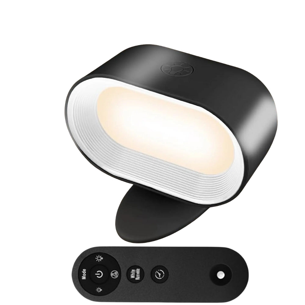 Remote-Controlled 360° Rotating Touch Night Light for Walls