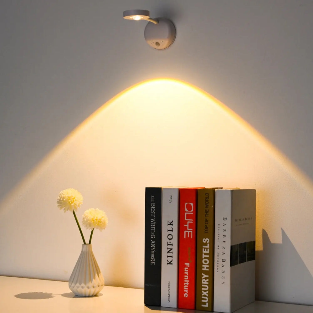 LED Indoor Night Light Motion Sensor Light Wireless USB Wall Lamp