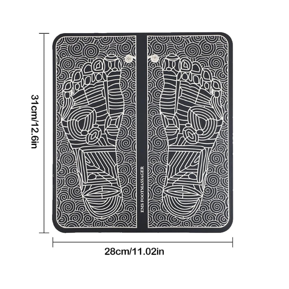 Electric Foot Massager Stimulation Pad With Remote
