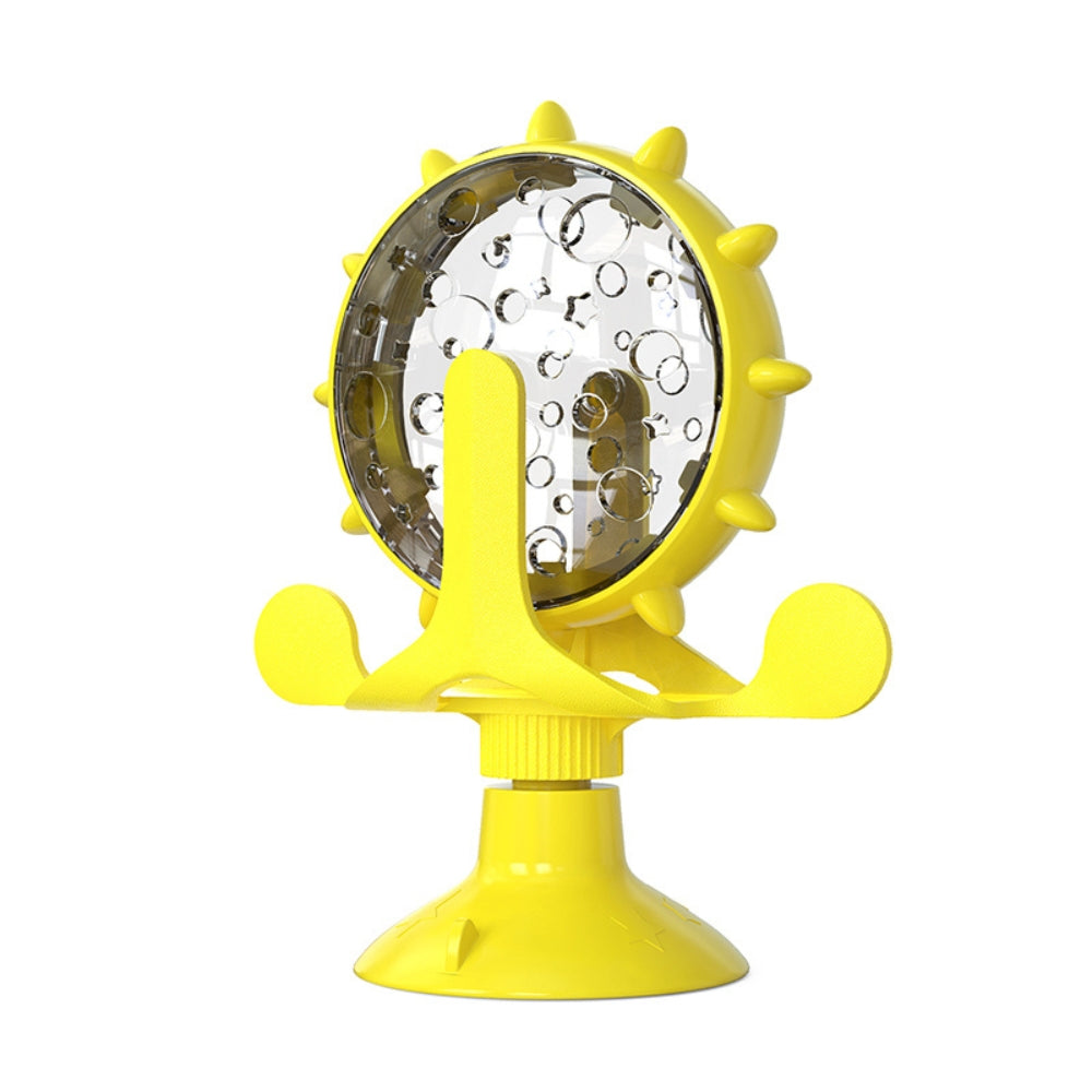 Interactive Ferris Wheel Food Dispensing Pet Toy for Cats & Small Dogs – Fun Enrichment Feeder
