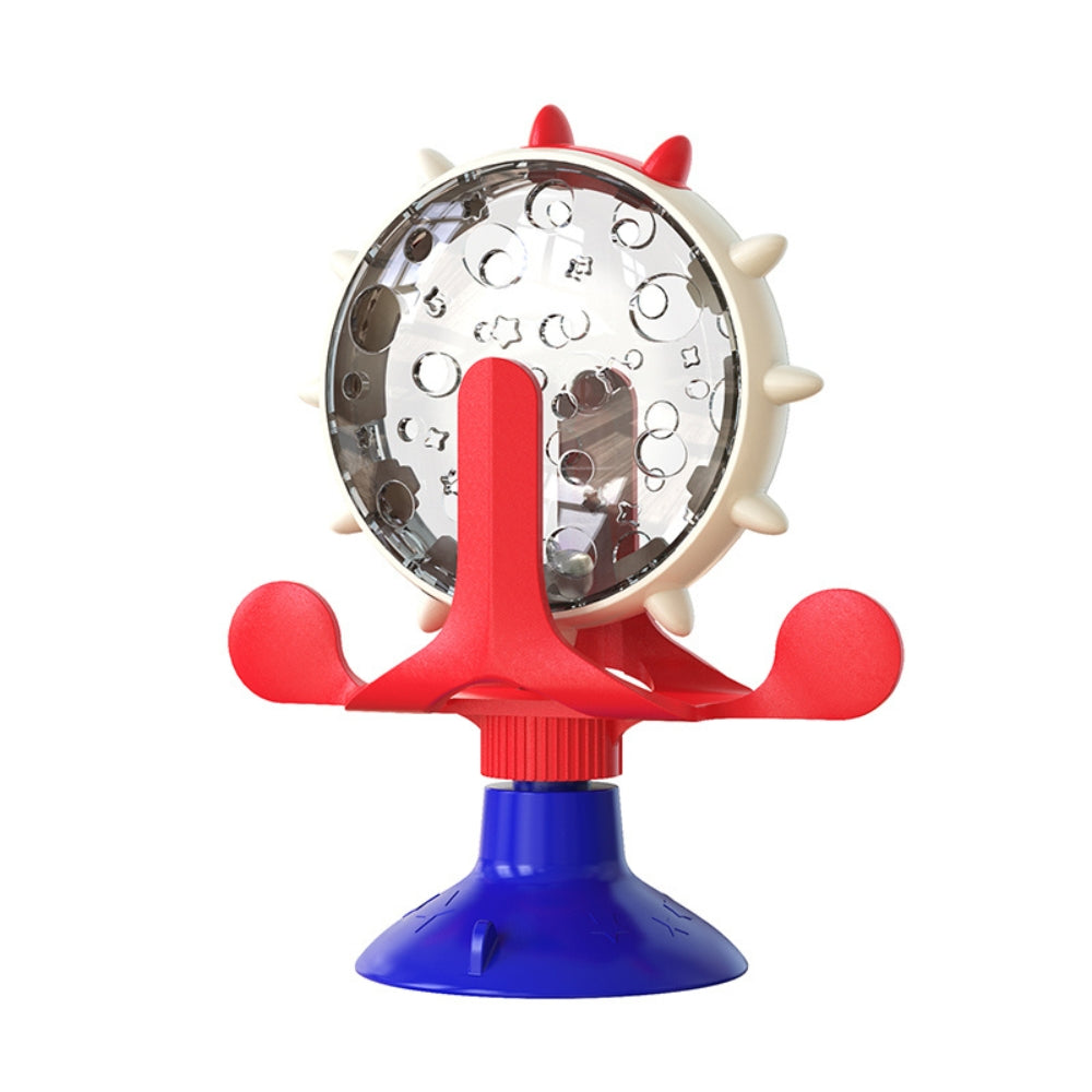 Interactive Ferris Wheel Food Dispensing Pet Toy for Cats & Small Dogs – Fun Enrichment Feeder