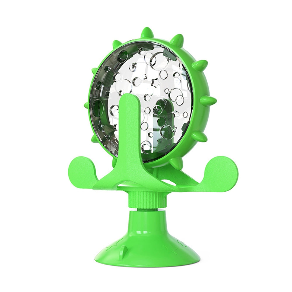 Interactive Ferris Wheel Food Dispensing Pet Toy for Cats & Small Dogs – Fun Enrichment Feeder