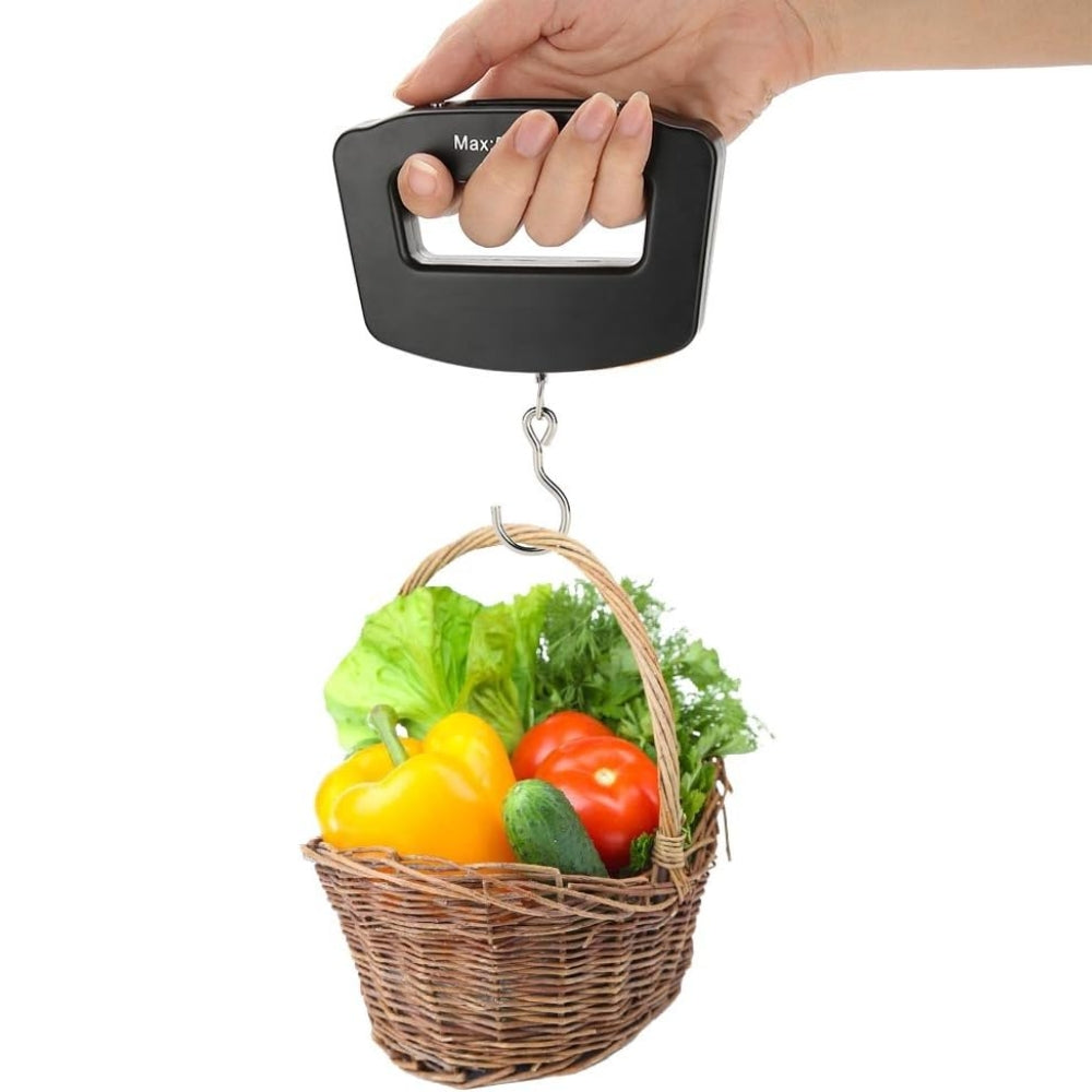 Portable Digital Luggage Suitcase Scale Hook Hanging Scales