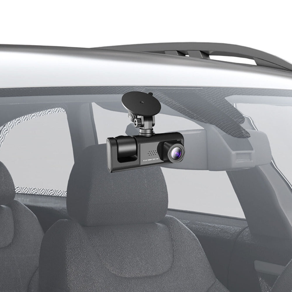 Dual Lens 1080P Car Dash Cam Front and Rear Recorder with G-Sensor