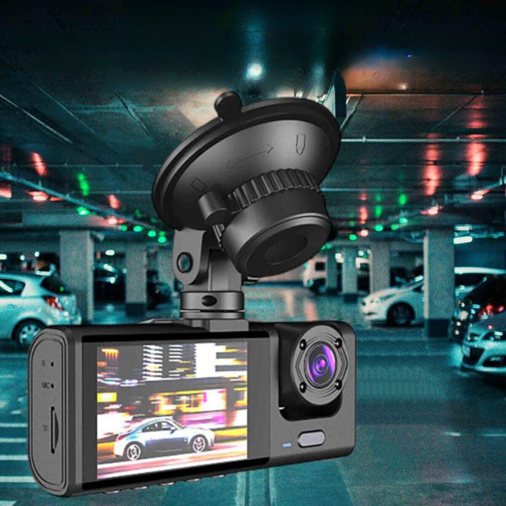 Dual Lens 1080P Car Dash Cam Front and Rear Recorder with G-Sensor