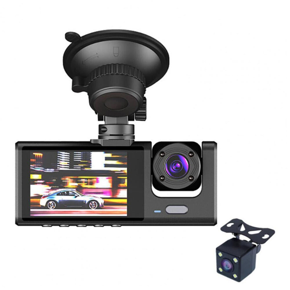 Dual Lens 1080P Car Dash Cam Front and Rear Recorder with G-Sensor