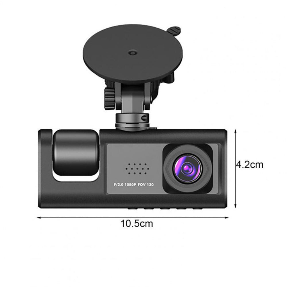 Dual Lens 1080P Car Dash Cam Front and Rear Recorder with G-Sensor