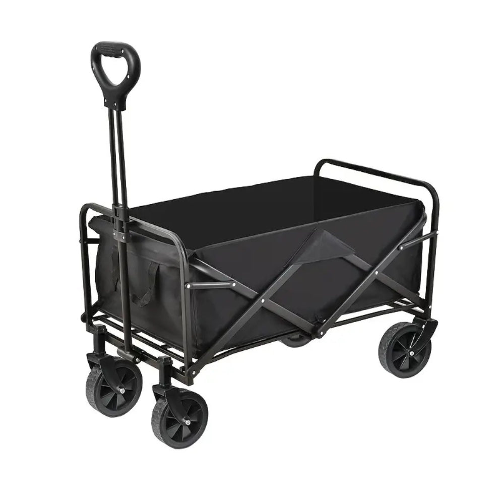 Heavy-Duty  Garden Trolley Cart Foldable with 5 Inch Rubber Wheels