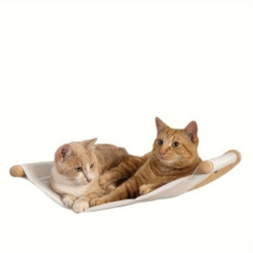 Cat Indoor Activity Centre Wooden Climbing Tube with Sisal Rope Scratching Board