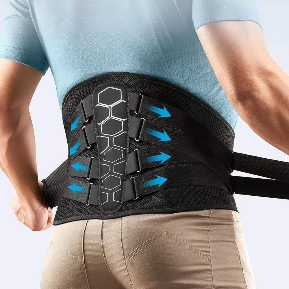 Lightweight Lumbar Support Belt with Soft Pad