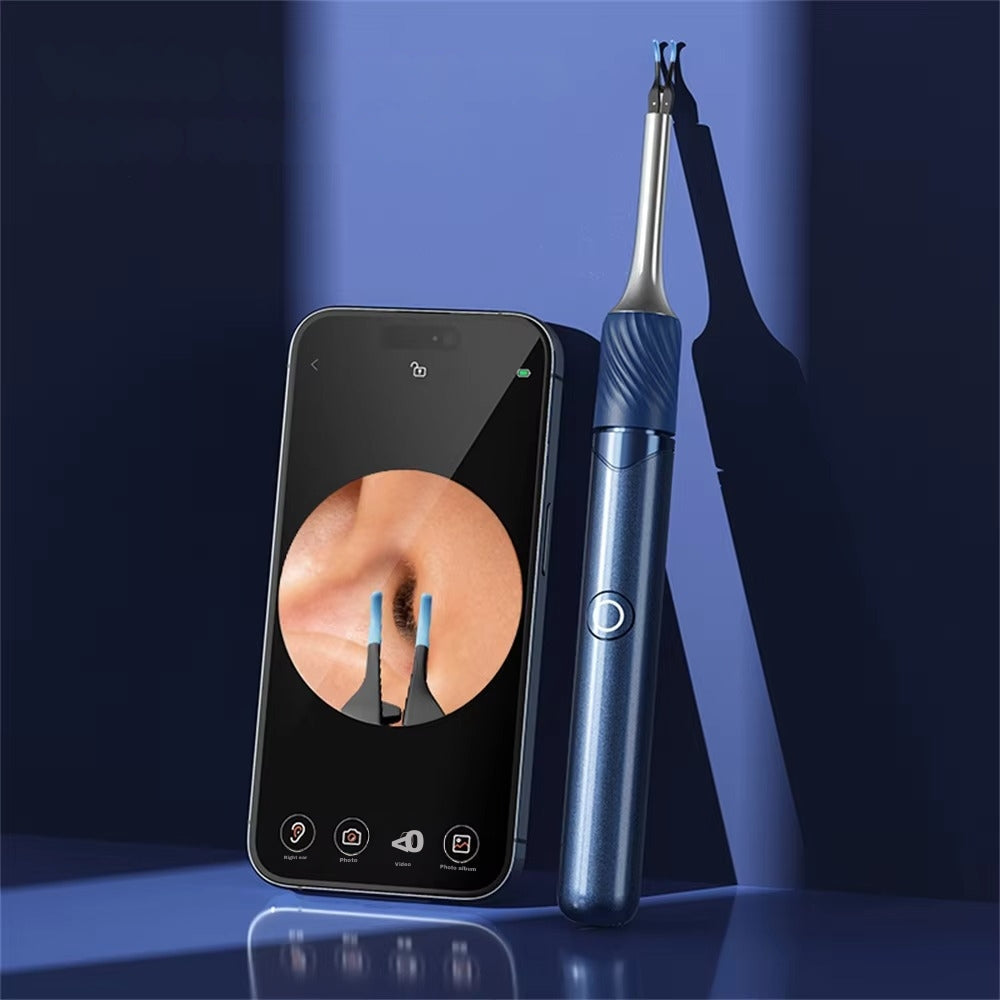 Visual Ear Cleaner with Camera, Ear Pick & Tweezers, 6 Ear Spoons