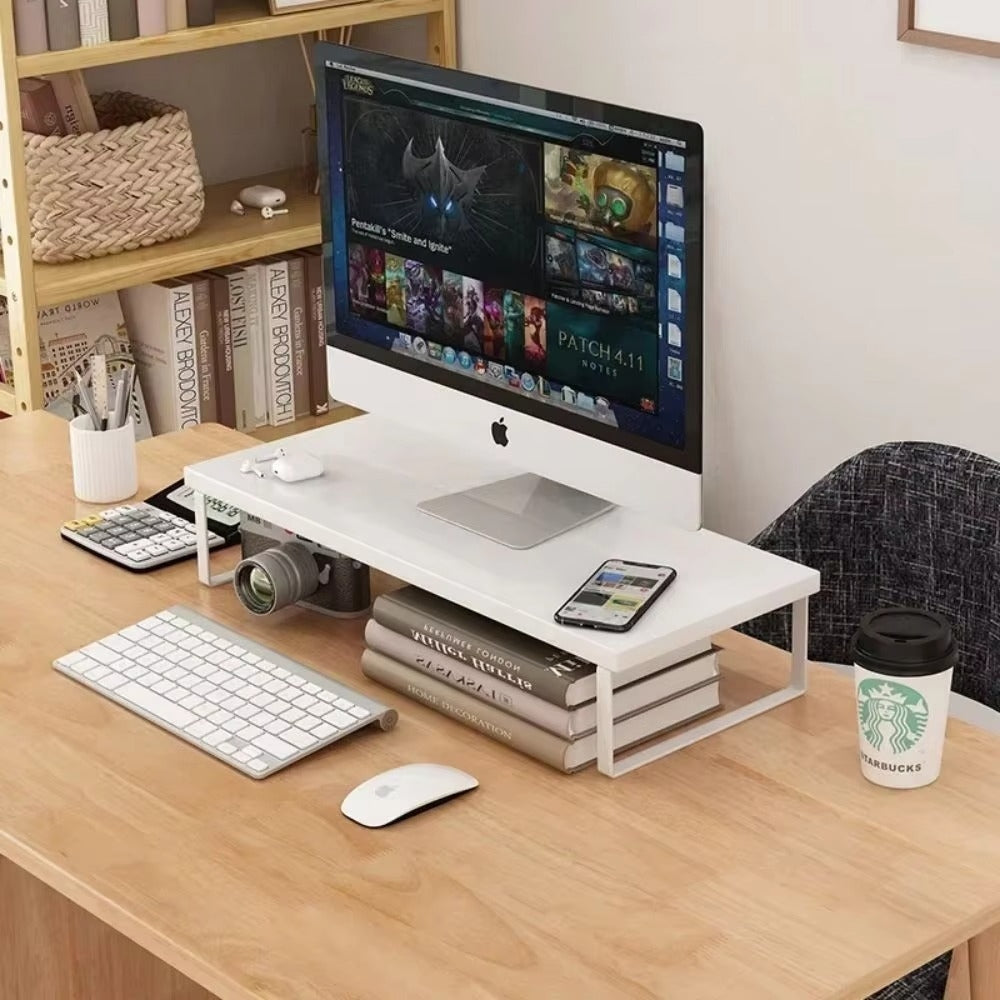 Computer Monitor Elevated Base Desktop Creative Storage Supplies