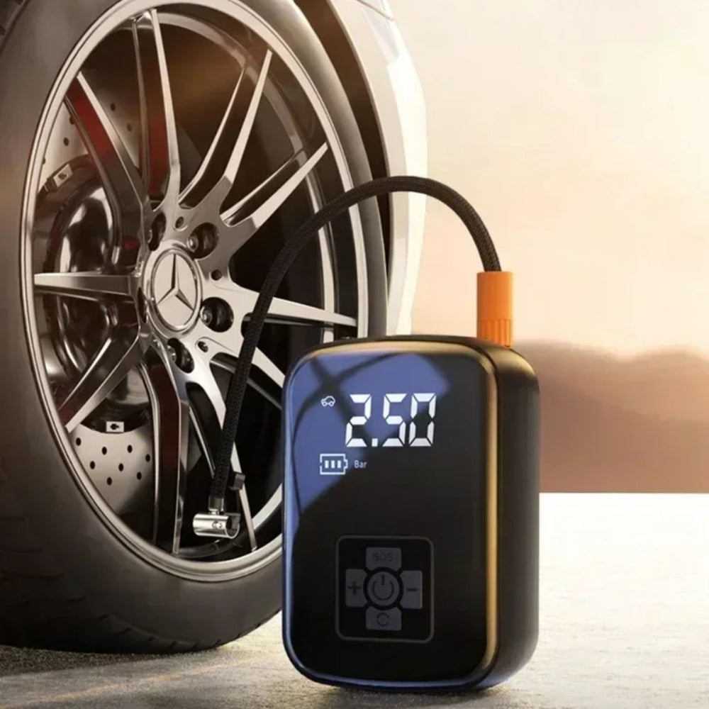 Cordless Electric Air Pump for Tires with Digital Display