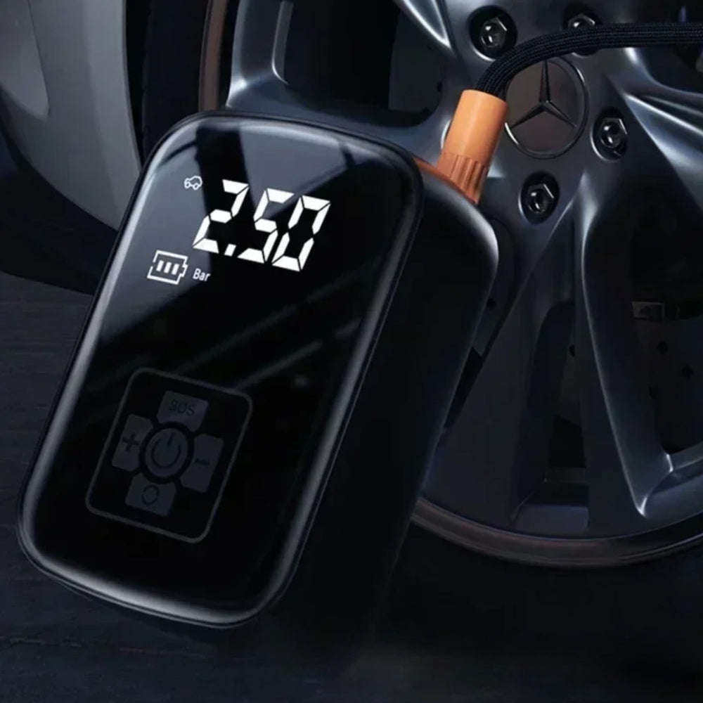 Cordless Electric Air Pump for Tires with Digital Display