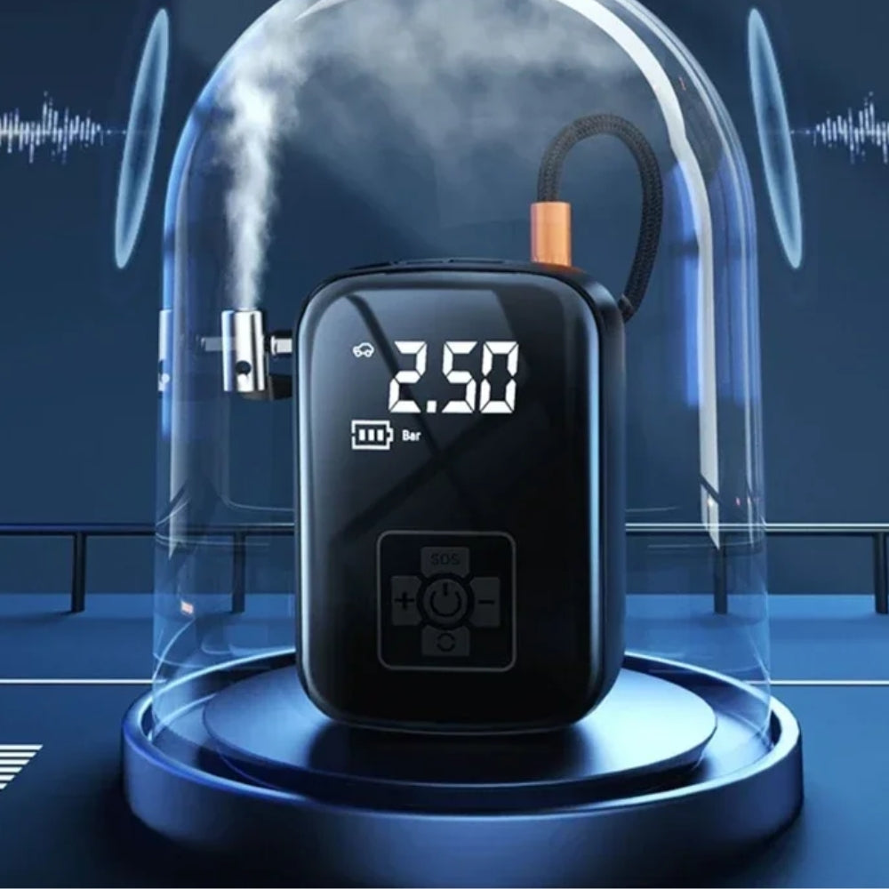 Cordless Electric Air Pump for Tires with Digital Display
