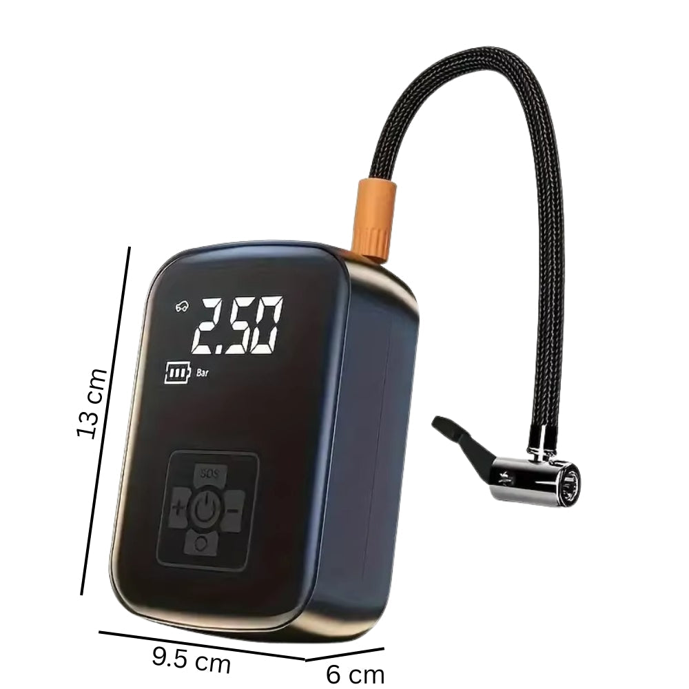 Cordless Electric Air Pump for Tires with Digital Display