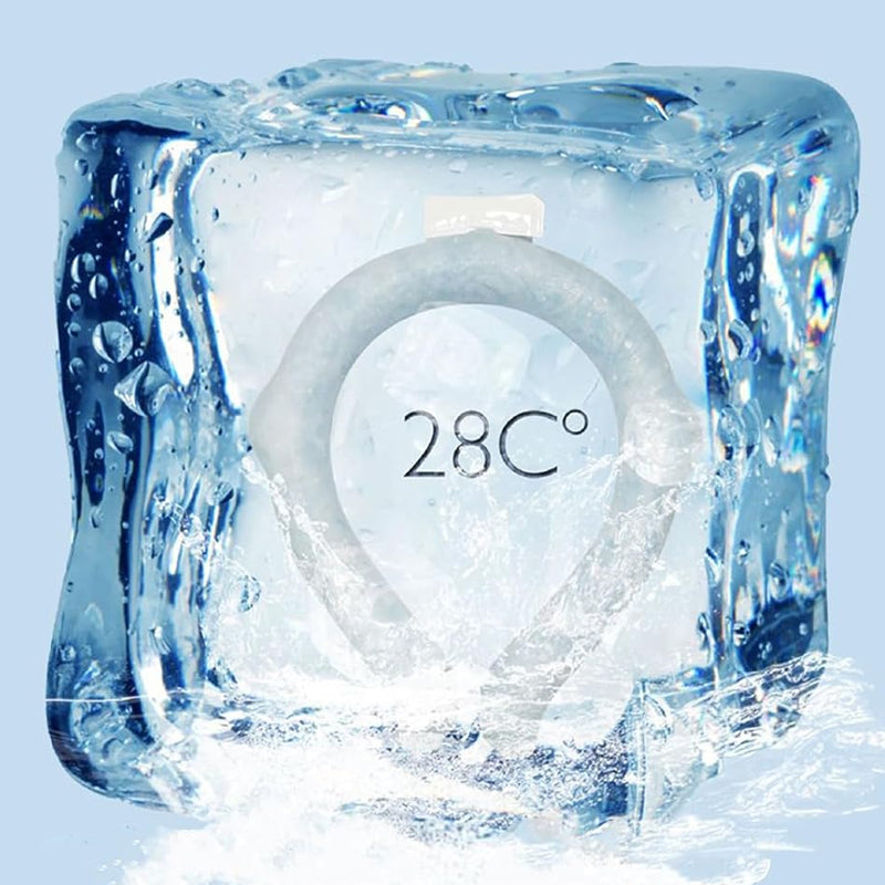 Reusable Cooling Neck Wrap Wearable Cooler Tube Heat Protection