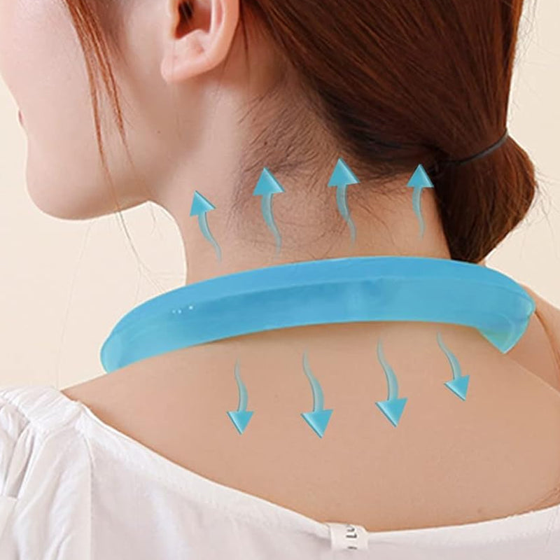 Reusable Cooling Neck Wrap Wearable Cooler Tube Heat Protection