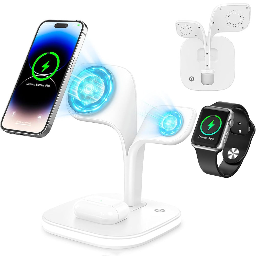 5 in1 Foldable Wireless Fast Charger Dock Station for Apple