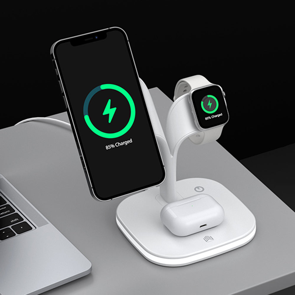5 in1 Foldable Wireless Fast Charger Dock Station for Apple
