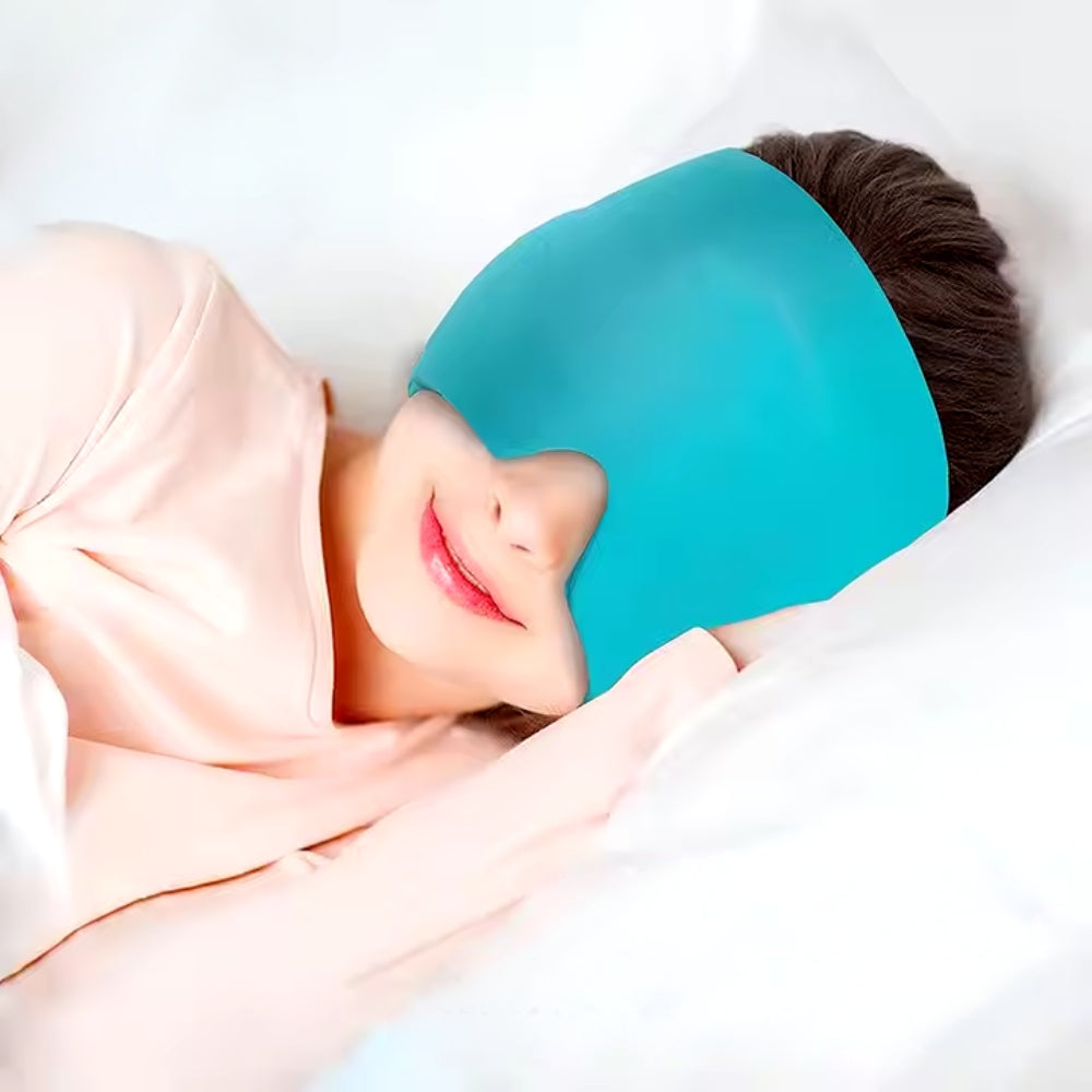 Migraine Relief Headgear Ice Cap – Single Layer Headgear for Instant Pain Relief