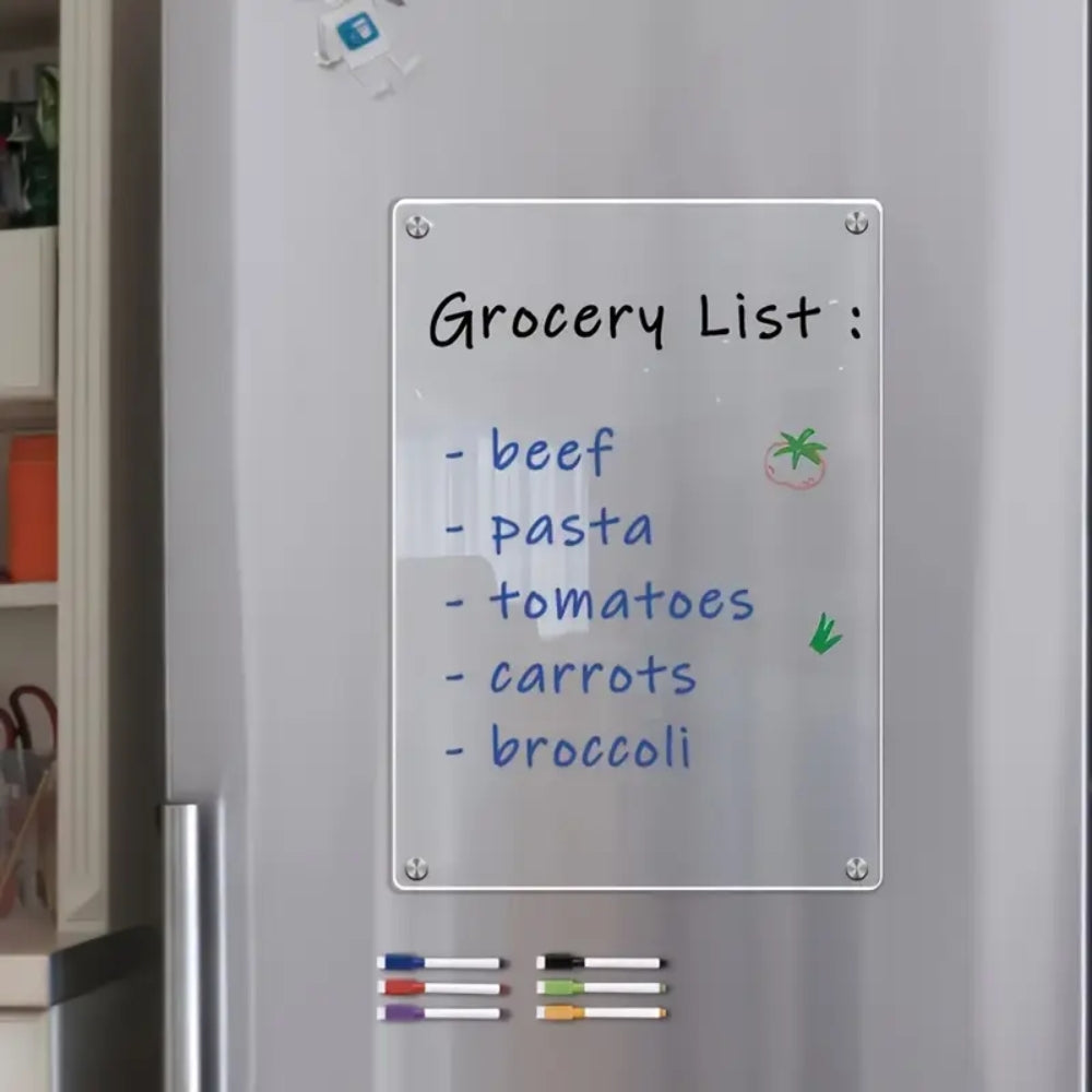 Magnetic Fridge Calendar Message Board Dry Erase Board For Home