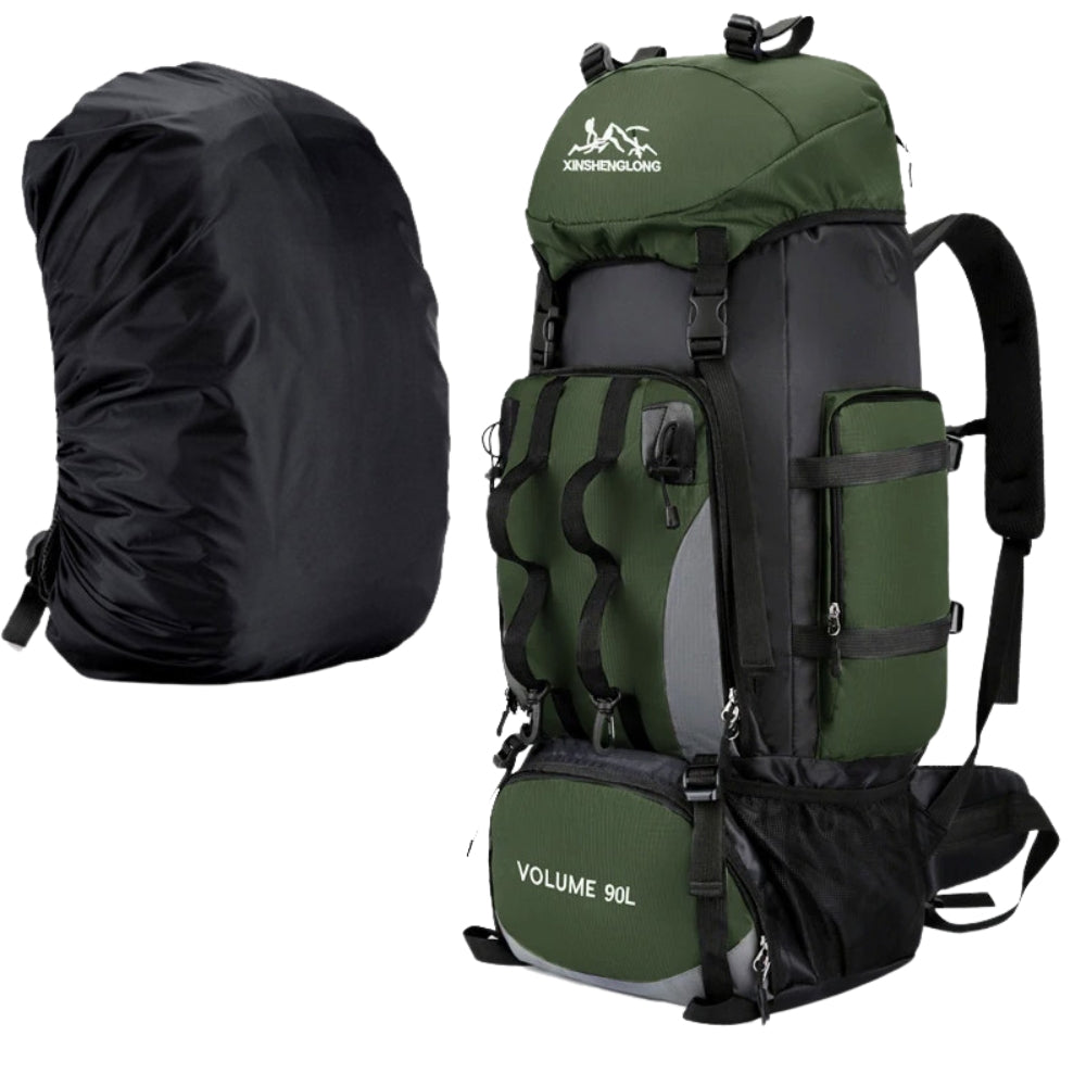 90L Waterproof Hiking Backpack – Durable Trekking & Camping Travel Bag