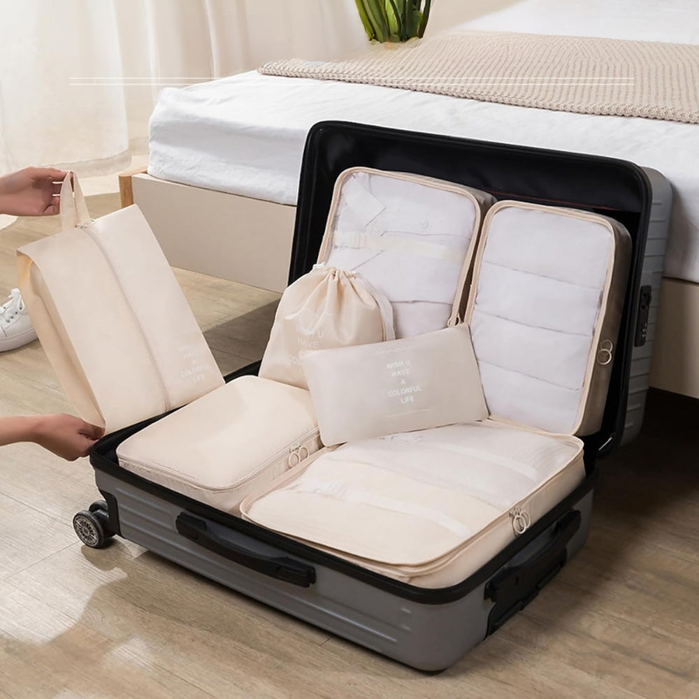 10-Piece Waterproof Packing Cubes Set – Multifunctional Travel Organizer for Luggage and Suitcases