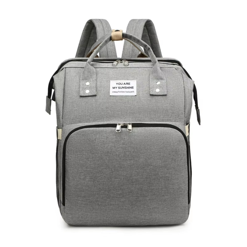 Multifunction  Foldable  Diaper Bag with Changing Station Portable Travel Back Pack