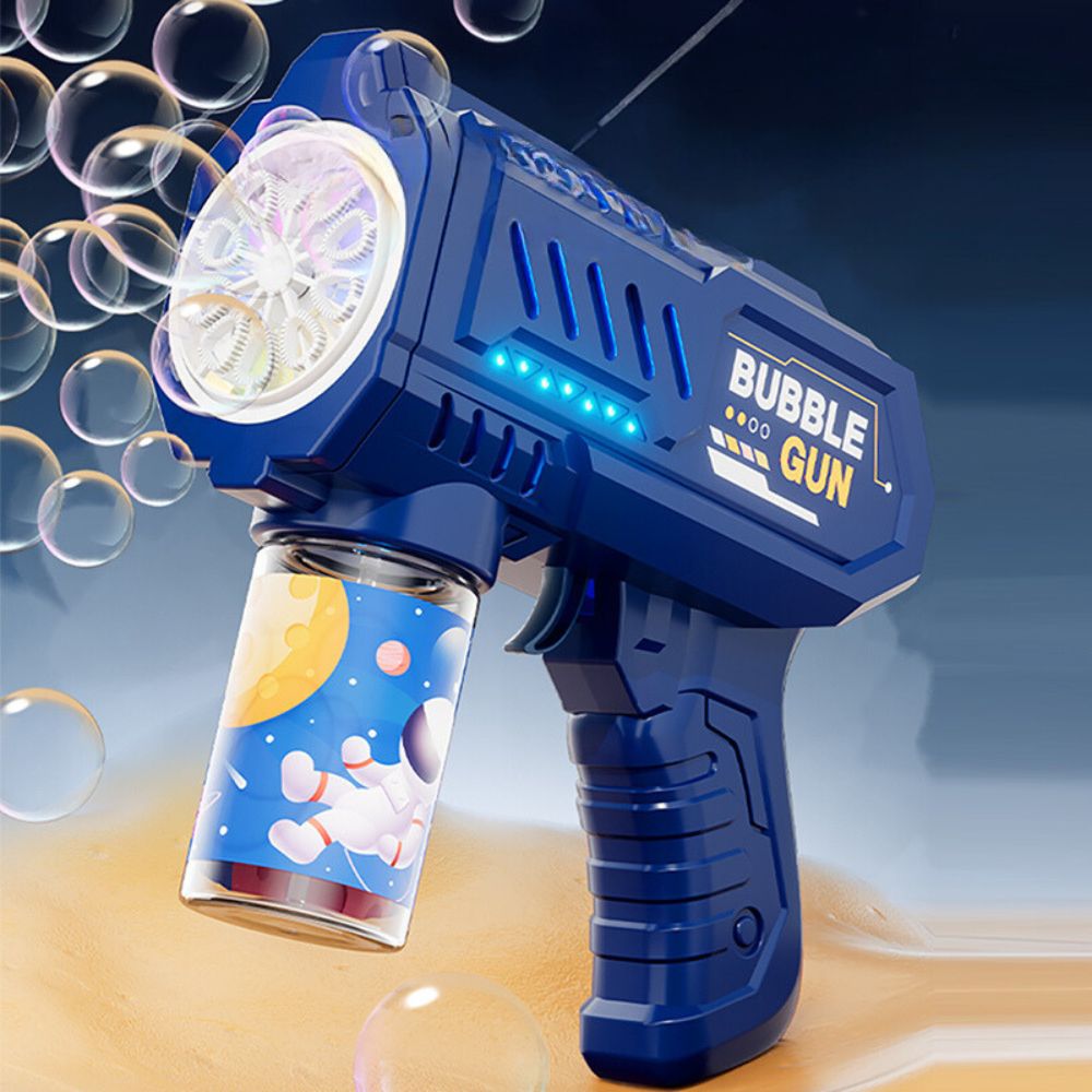 Kids Handheld  Electric Bubble Gun with 10-Hole