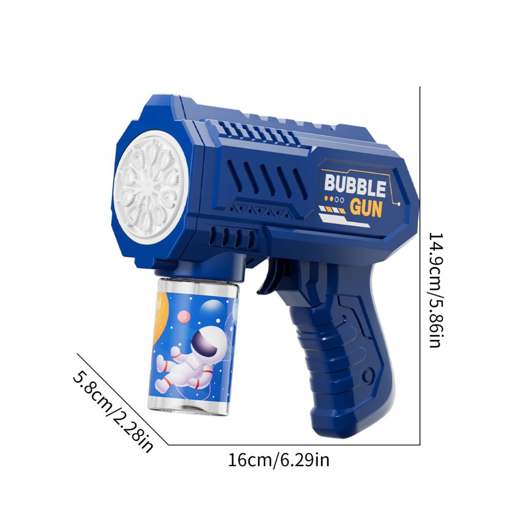 Kids Handheld  Electric Bubble Gun with 10-Hole