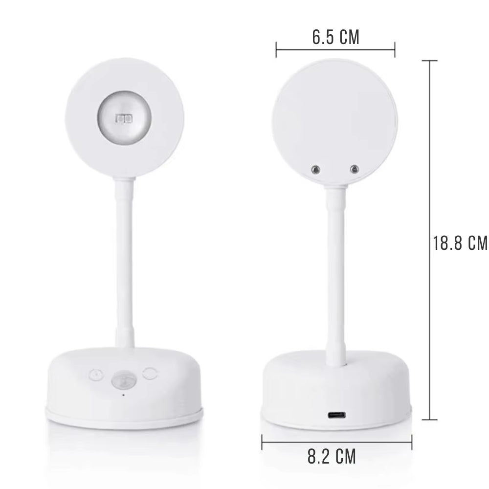 LED Indoor Night Light Motion Sensor Light Wireless USB Wall Lamp