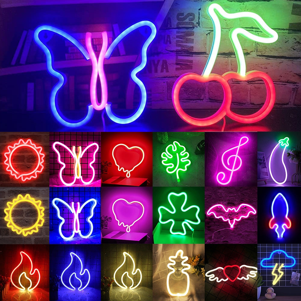 LED Neon Lights Sign for Wall Art Decoration Hanging Neon Sign
