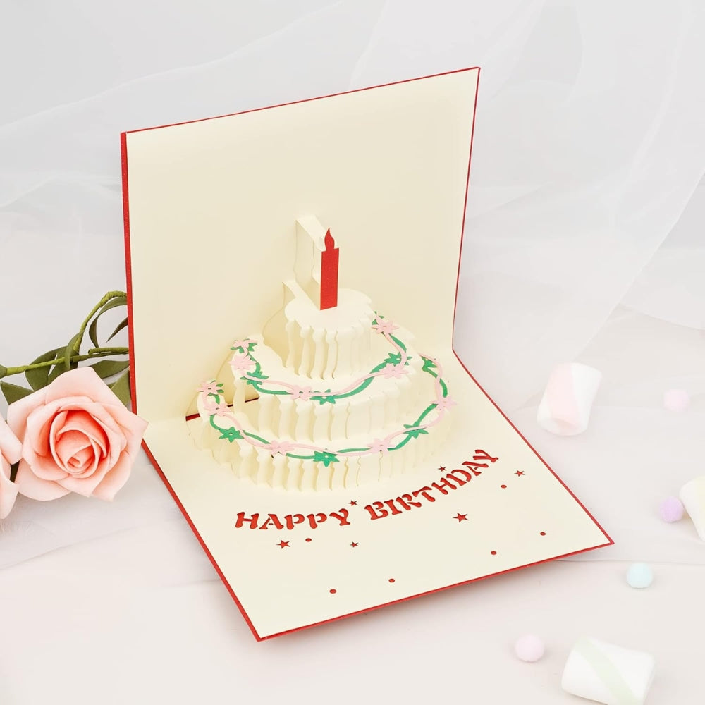 3D Light Music Birthday Greeting Card