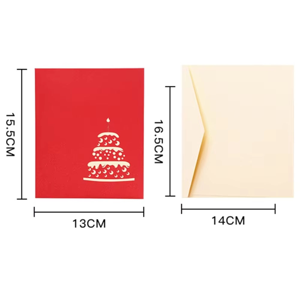 3D Light Music Birthday Greeting Card