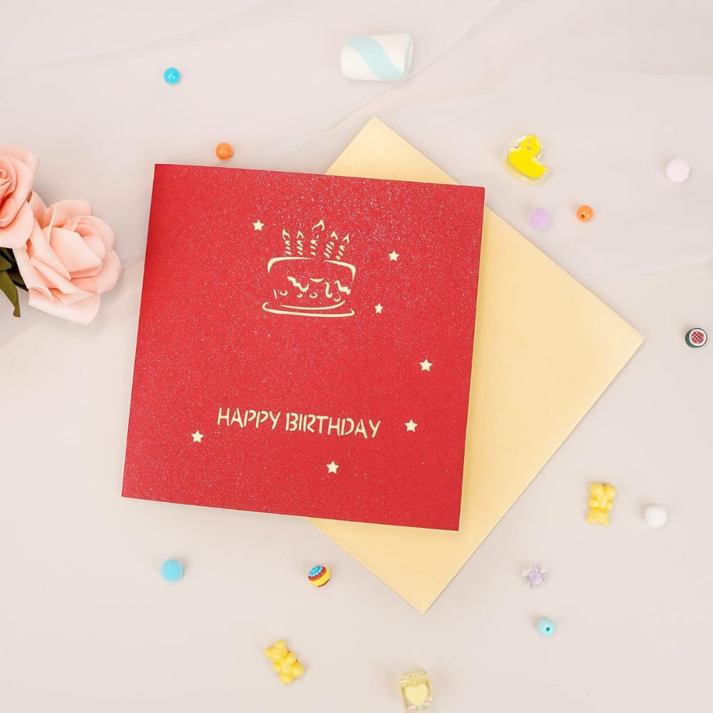 3D Light Music Birthday Greeting Card