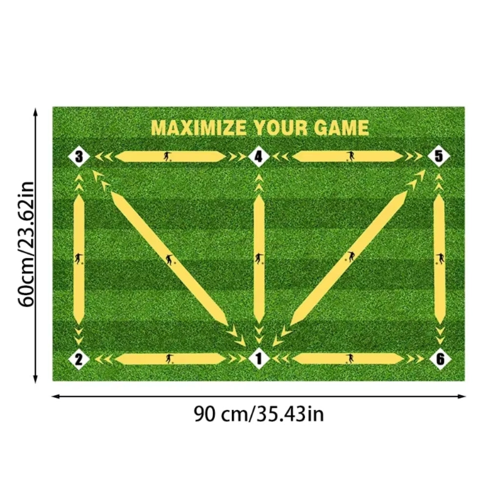 Non Slip Foldable Football Training Mat Soccer Training Equipment