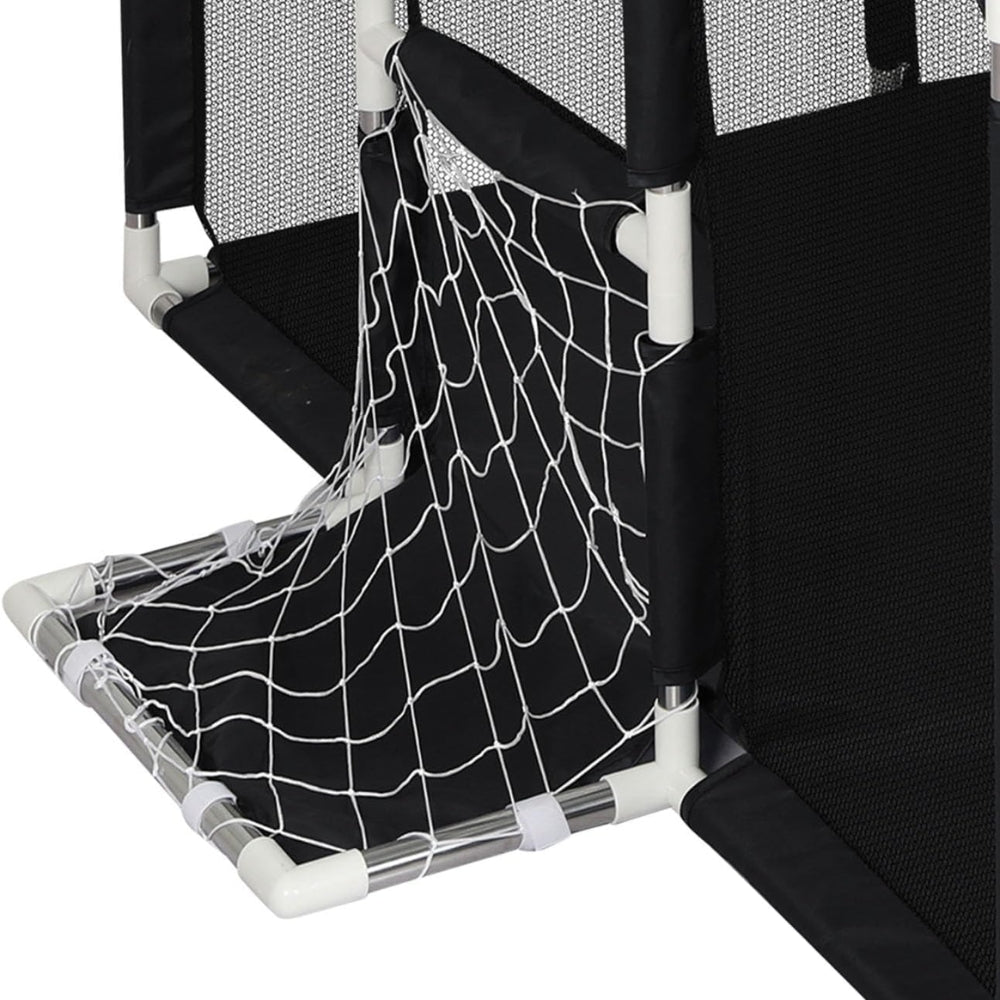 Large Baby Playpen with 100 Balls and Basketball Hoop for Kids Indoor & Outdoor