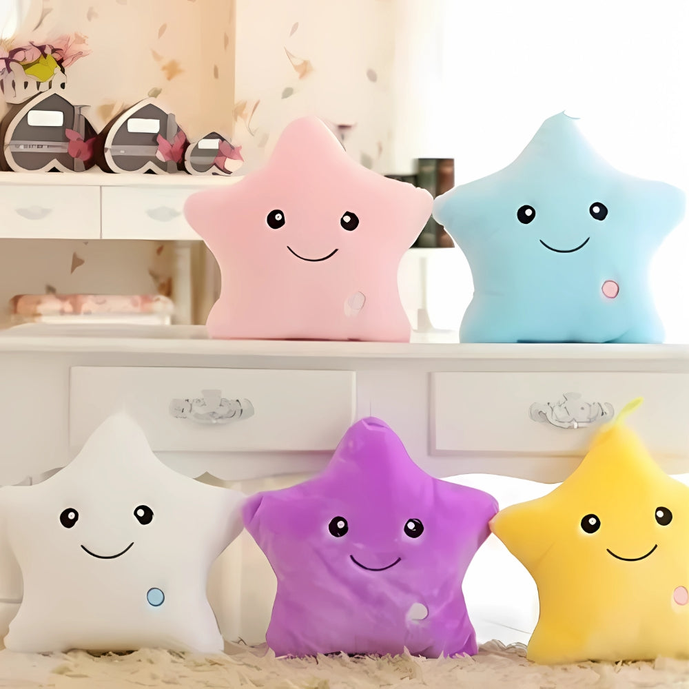 Luminous Star Pillow Plush Toy Decorative Cushion