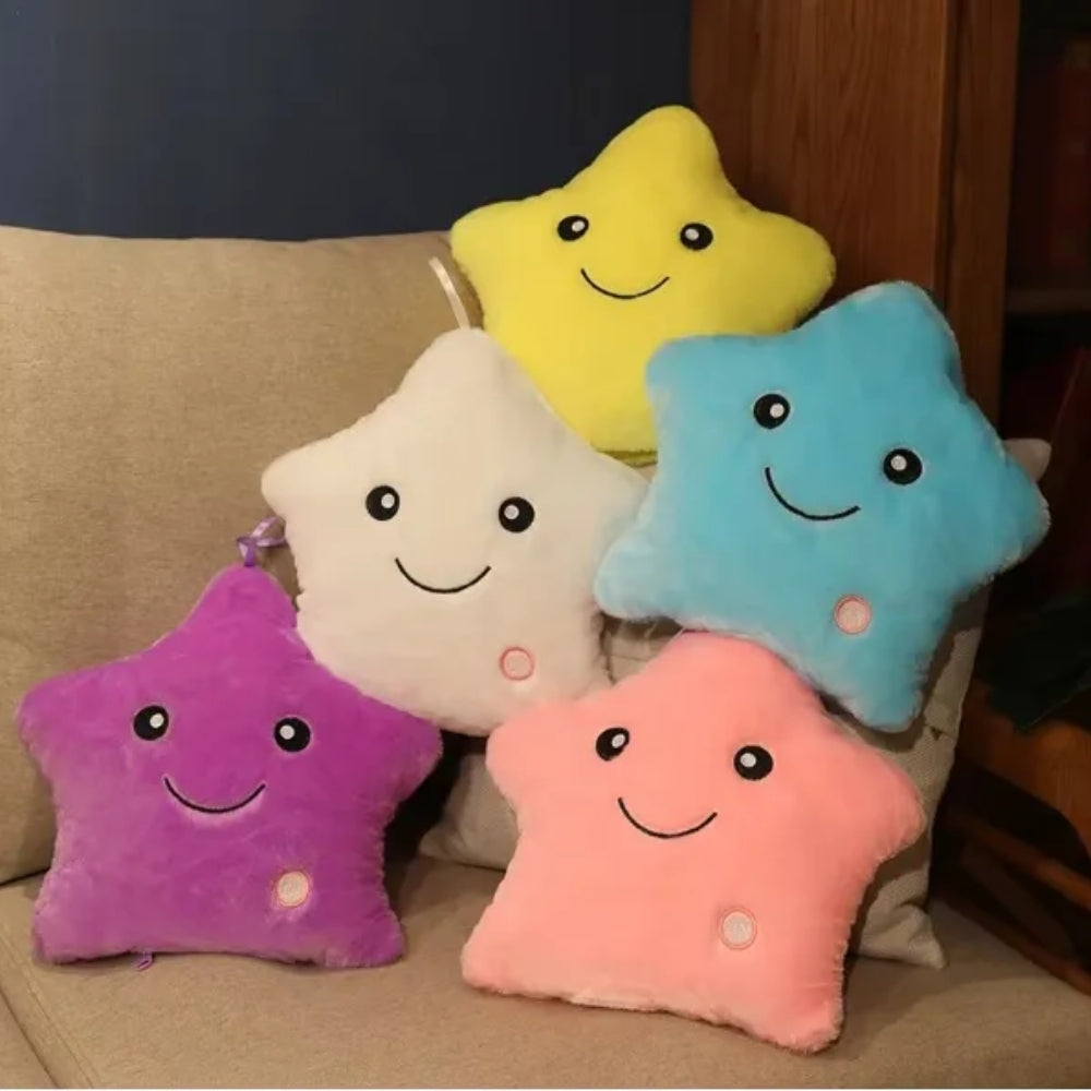 Luminous Star Pillow Plush Toy Decorative Cushion
