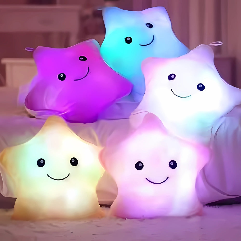 Luminous Star Pillow Plush Toy Decorative Cushion