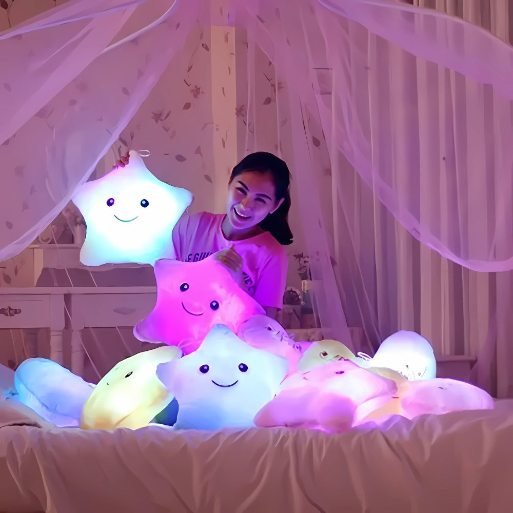 Luminous Star Pillow Plush Toy Decorative Cushion