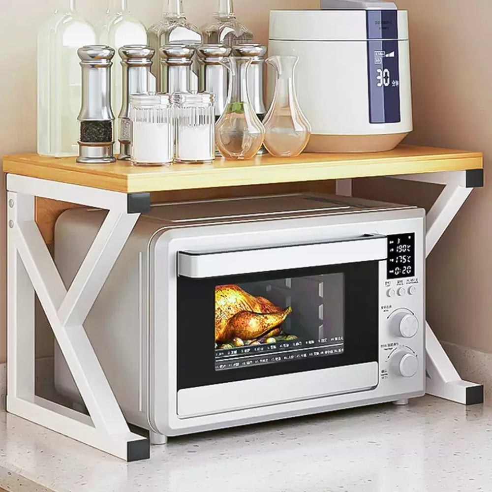 Multi-Tier Microwave Oven Rack Stand and Kitchen Storage Shelf