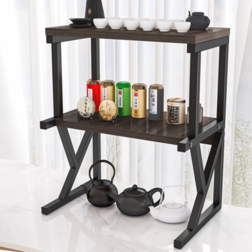 Multi-Tier Microwave Oven Rack Stand and Kitchen Storage Shelf