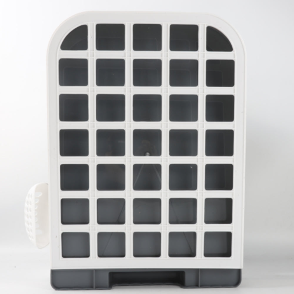 Large Cat Litter Box with Drawer and Anti-Splash Design