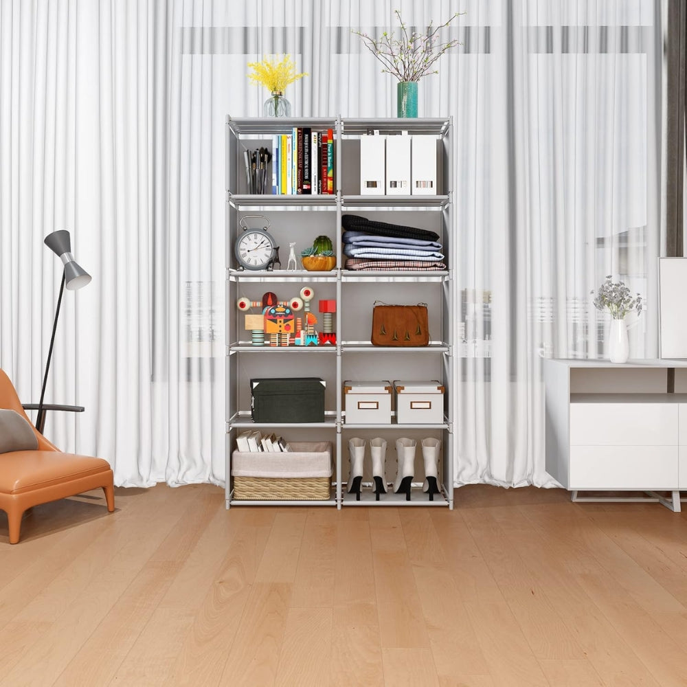 10 Cube Modern Storage Shelf Bookcase Organizer