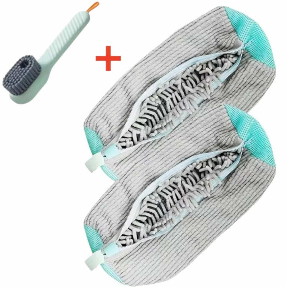 Laundry Shoe Wash Bag with Brush Set for All Shoes